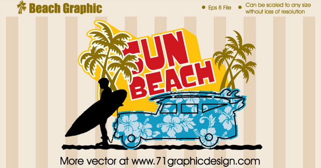 Palm Tree Vectors  – Beach Tree Vector